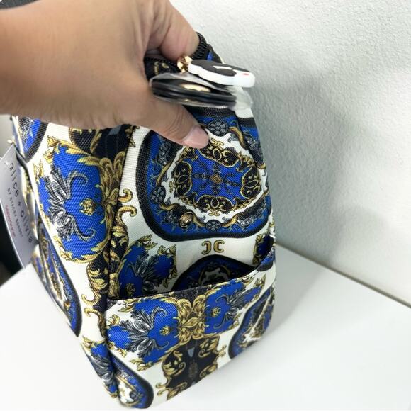 NEW ALICE & OLIVIA Regal Romance Sapphire Weekender Tote Bag - Picture 4 of 4